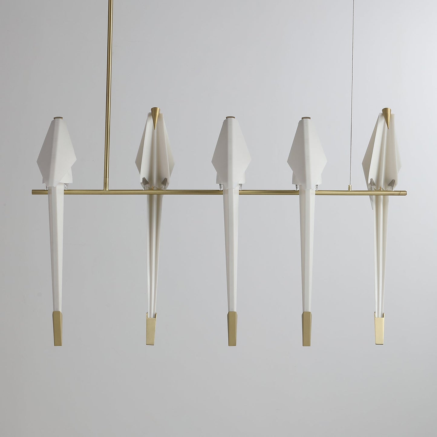 Elegant Paper Crane LED Chandelier with Adjustable Brightness & Unique