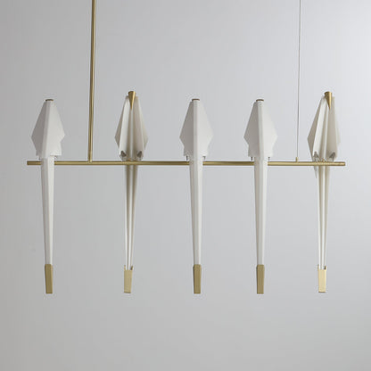 Elegant Paper Crane LED Chandelier with Adjustable Brightness & Unique