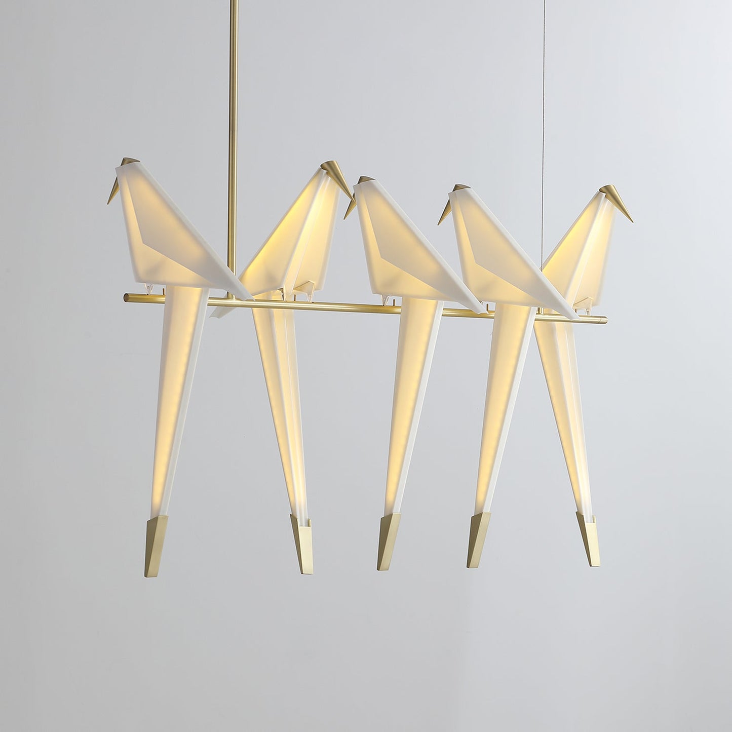 Elegant Paper Crane LED Chandelier with Adjustable Brightness & Unique