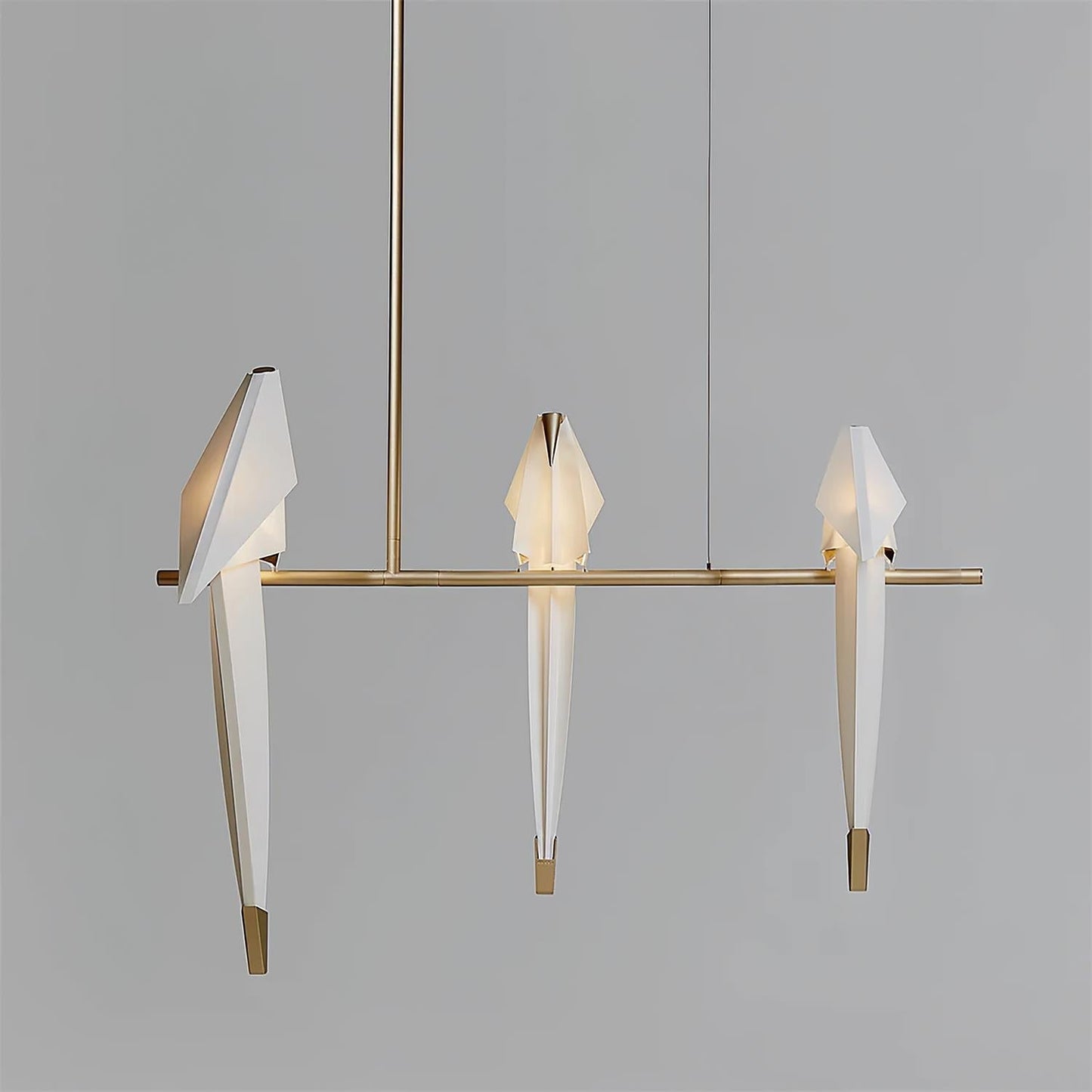 Elegant Paper Crane LED Chandelier with Adjustable Brightness & Unique