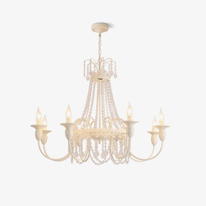 Elegant Pavia Chandelier - 5 Light Design with Adjustable Height & Cry