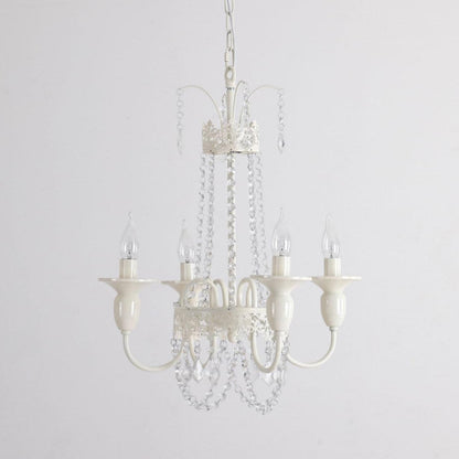 Elegant Pavia Chandelier - 5 Light Design with Adjustable Height & Cry