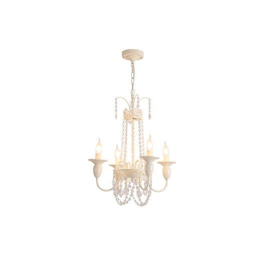 Elegant Pavia Chandelier - 5 Light Design with Adjustable Height & Cry