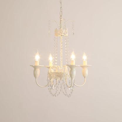 Elegant Pavia Chandelier - 5 Light Design with Adjustable Height & Cry