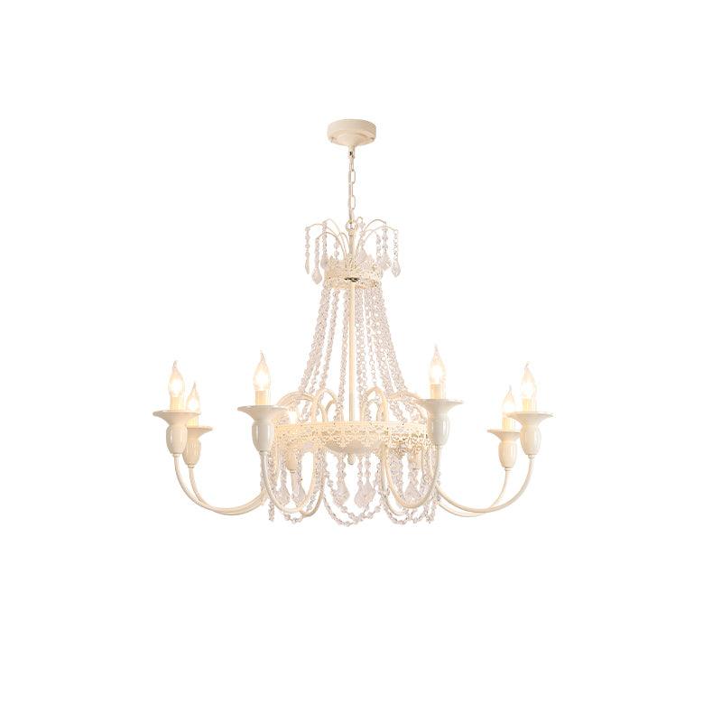 Elegant Pavia Chandelier - 5 Light Design with Adjustable Height & Cry
