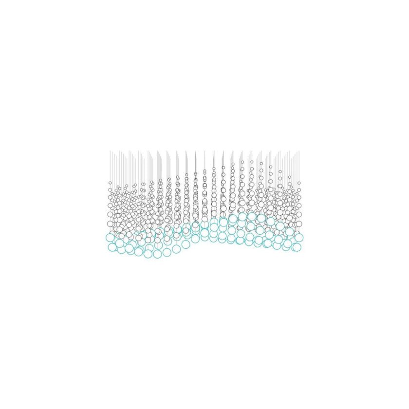 Customizable Pearl Curtain Chandelier with Dimmable Lighting Options