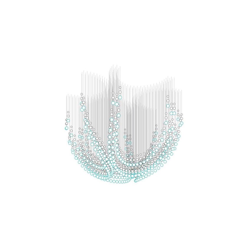 Customizable Pearl Curtain Chandelier with Dimmable Lighting Options
