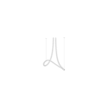 Customizable Pearl Drop Chandelier with Adjustable Height & LED Lights