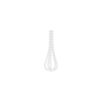 Customizable Pearl Drop Chandelier with Adjustable Height & LED Lights
