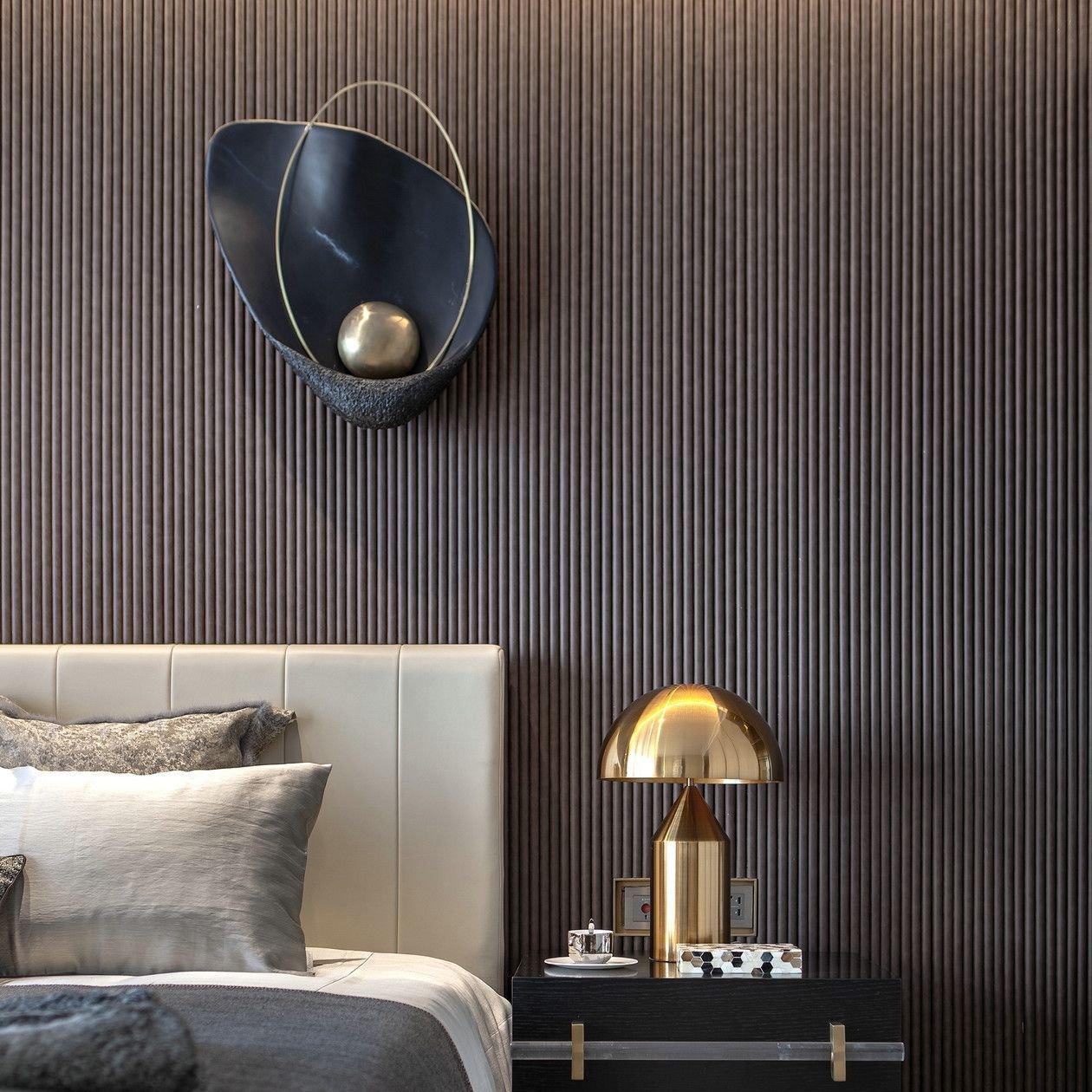Marbled Shell Wall Sconce - Elegant Design with Soft Ambient Lighting