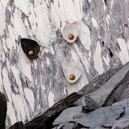 Marbled Shell Wall Sconce - Elegant Design with Soft Ambient Lighting
