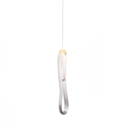 Elegant Pearlescent Filament Chandelier with Adjustable Brightness & E