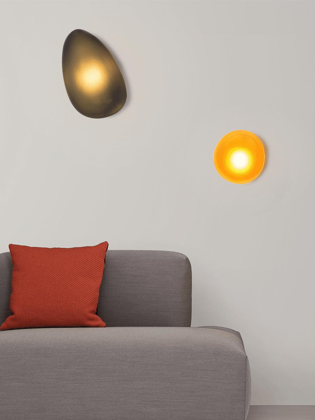 Elegant Bubble Glass Wall Lamp with Adjustable Brightness & Unique Des