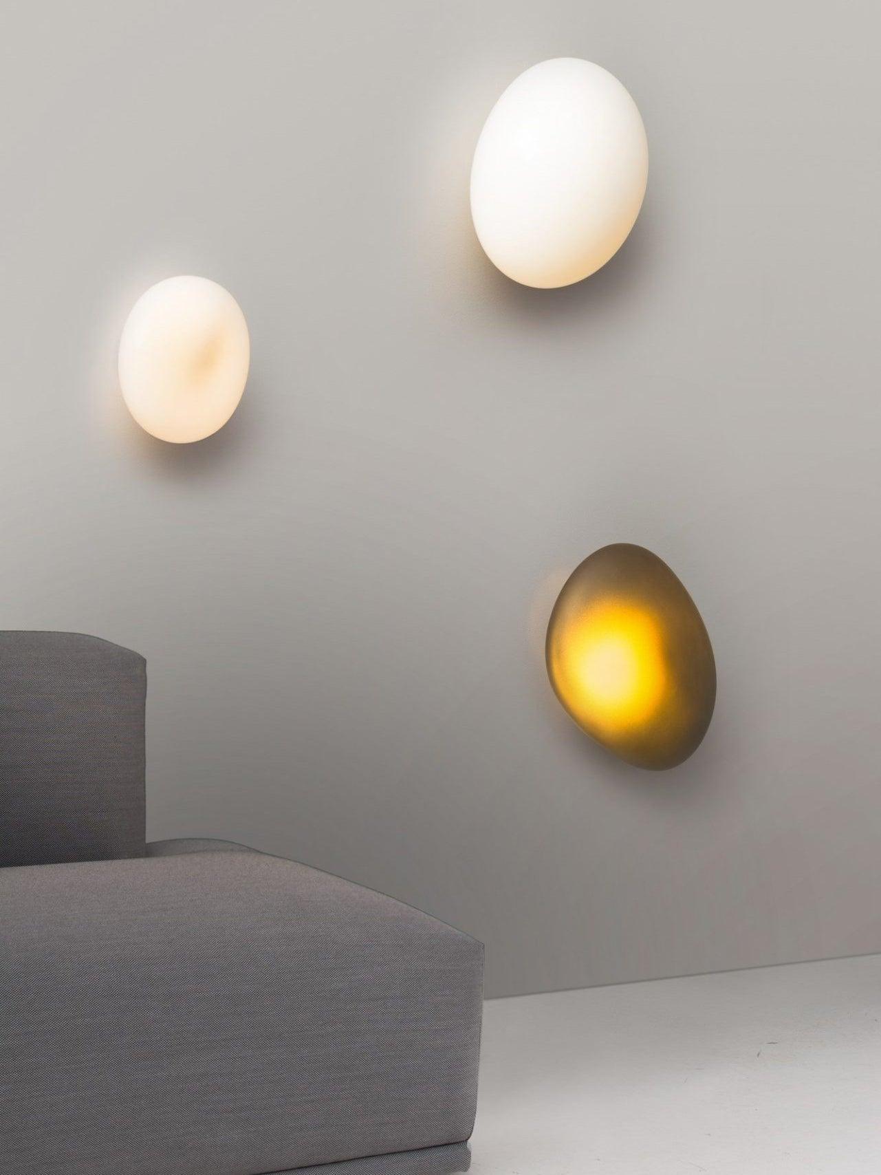 Elegant Bubble Glass Wall Lamp with Adjustable Brightness & Unique Des