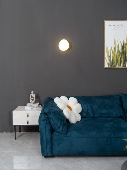 Elegant Bubble Glass Wall Lamp with Adjustable Brightness & Unique Des
