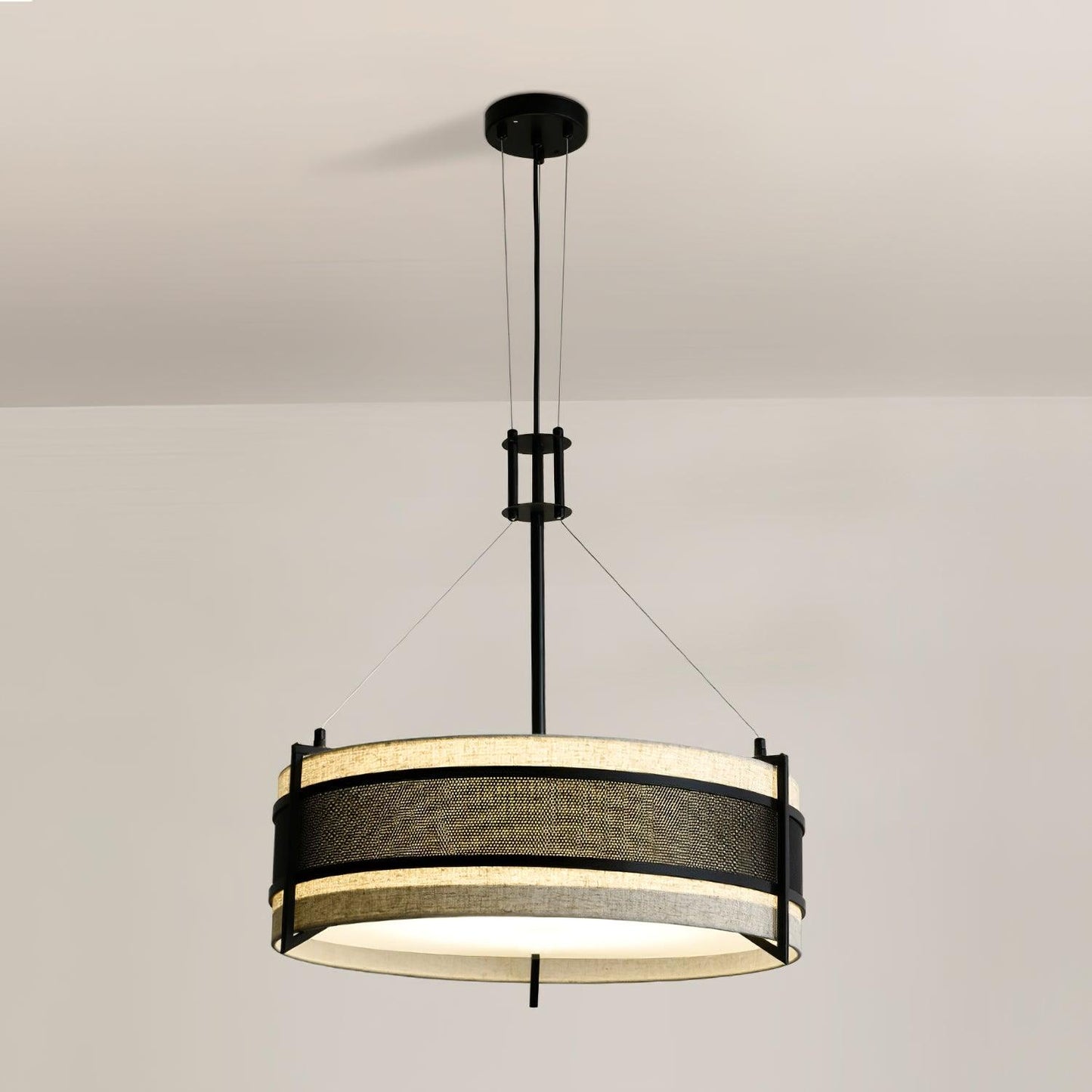 Pedesina 6-Light Chandelier with Adjustable Height & Crystal Accents