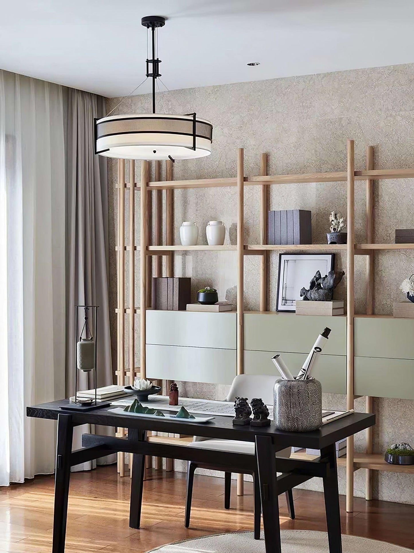 Pedesina 6-Light Chandelier with Adjustable Height & Crystal Accents