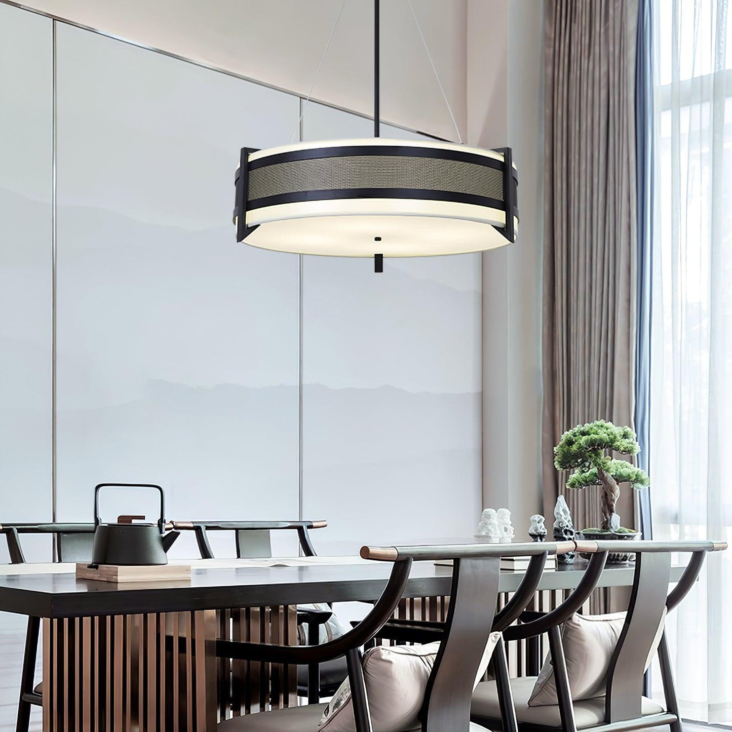 Pedesina 6-Light Chandelier with Adjustable Height & Crystal Accents