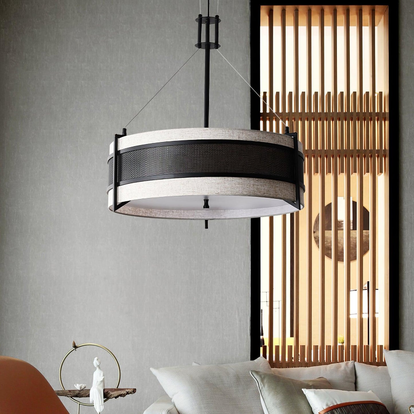Pedesina 6-Light Chandelier with Adjustable Height & Crystal Accents