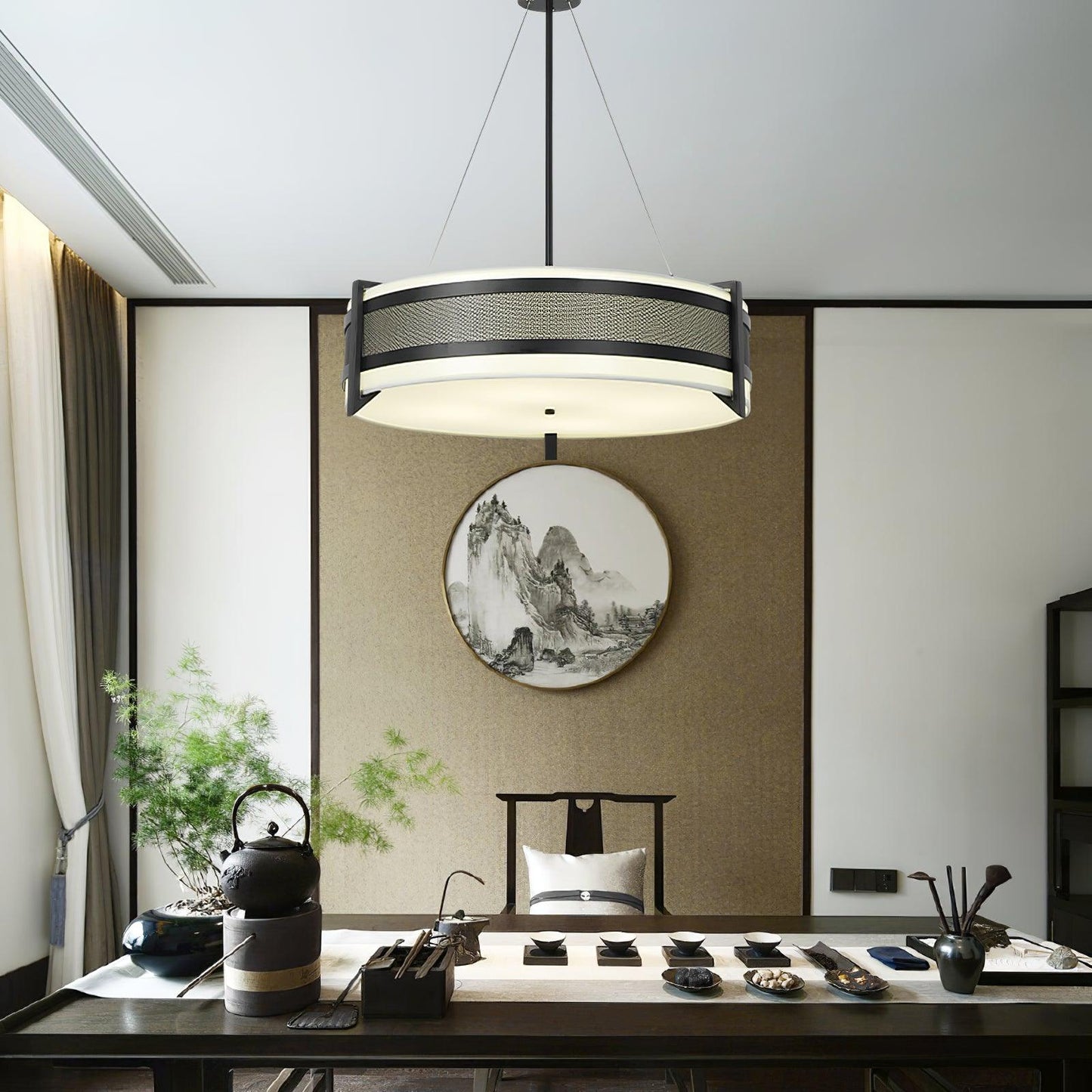 Pedesina 6-Light Chandelier with Adjustable Height & Crystal Accents