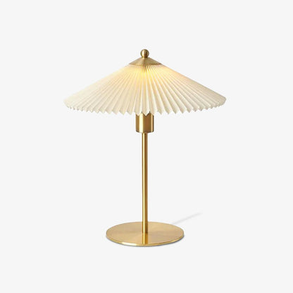 Perla Pleated Table Lamp - Adjustable Brightness & Elegant Design