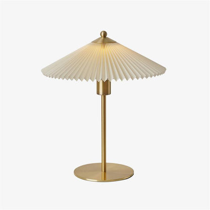 Perla Pleated Table Lamp - Adjustable Brightness & Elegant Design