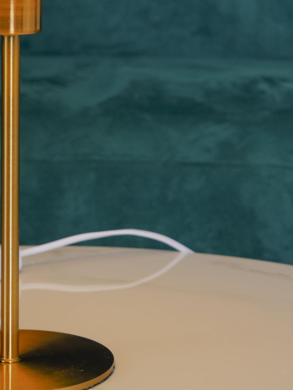 Perla Pleated Table Lamp - Adjustable Brightness & Elegant Design