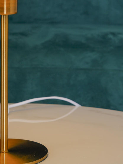 Perla Pleated Table Lamp - Adjustable Brightness & Elegant Design