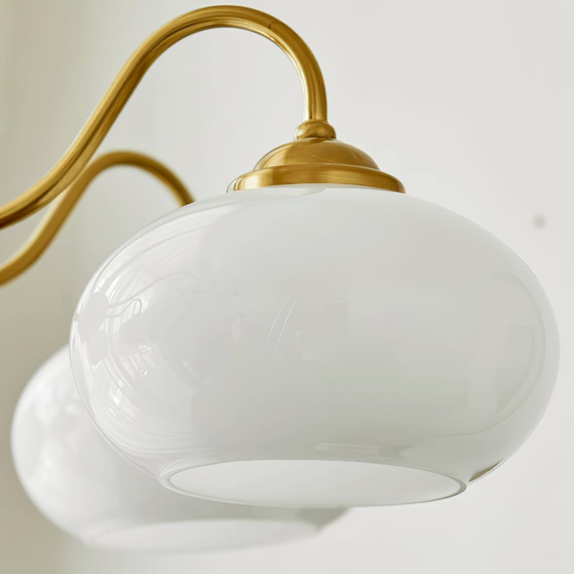 Elegant Persimmon Chandelier - Adjustable Height, Energy-Efficient LED
