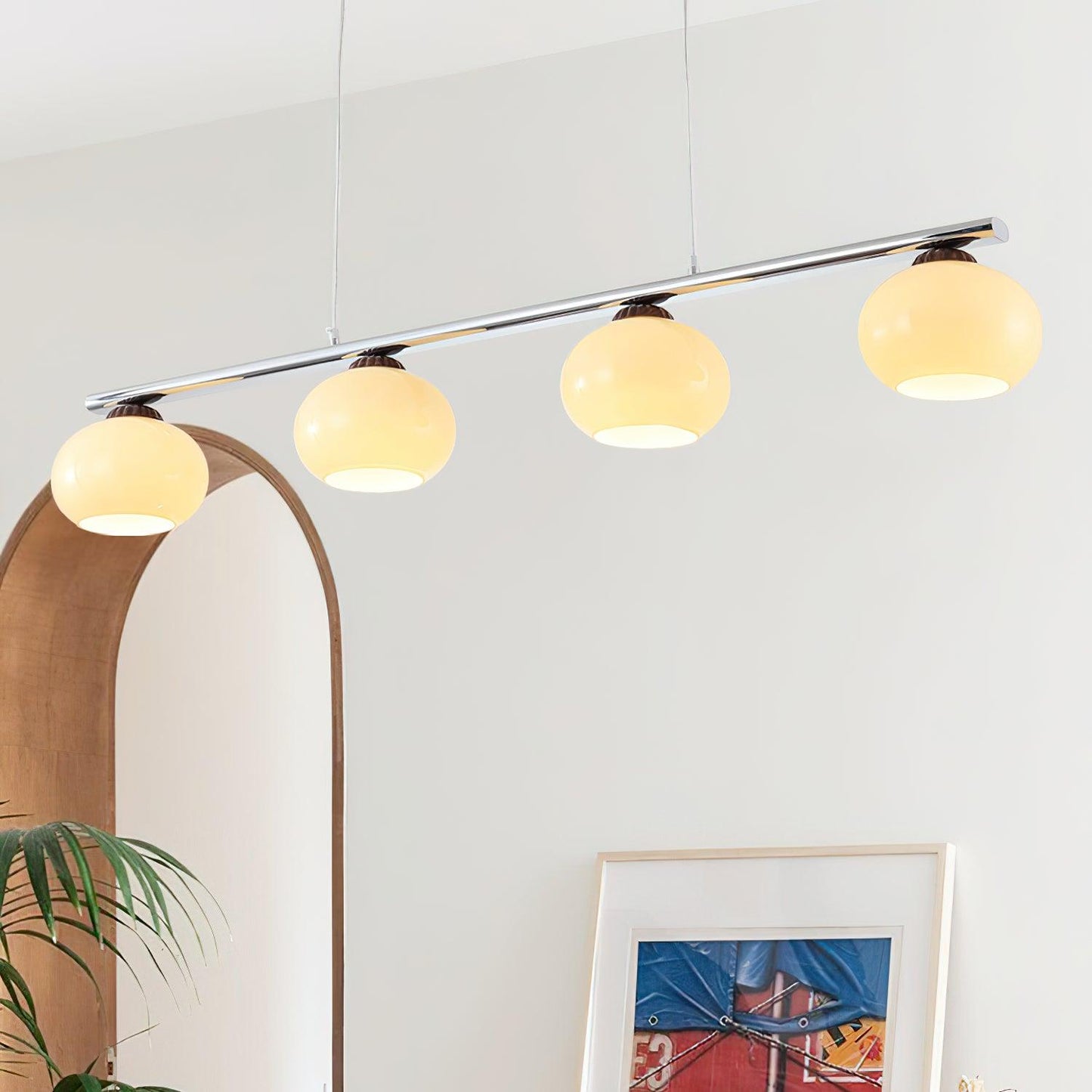 Persimmon Dining Room Chandelier - Elegant Design with Adjustable Heig