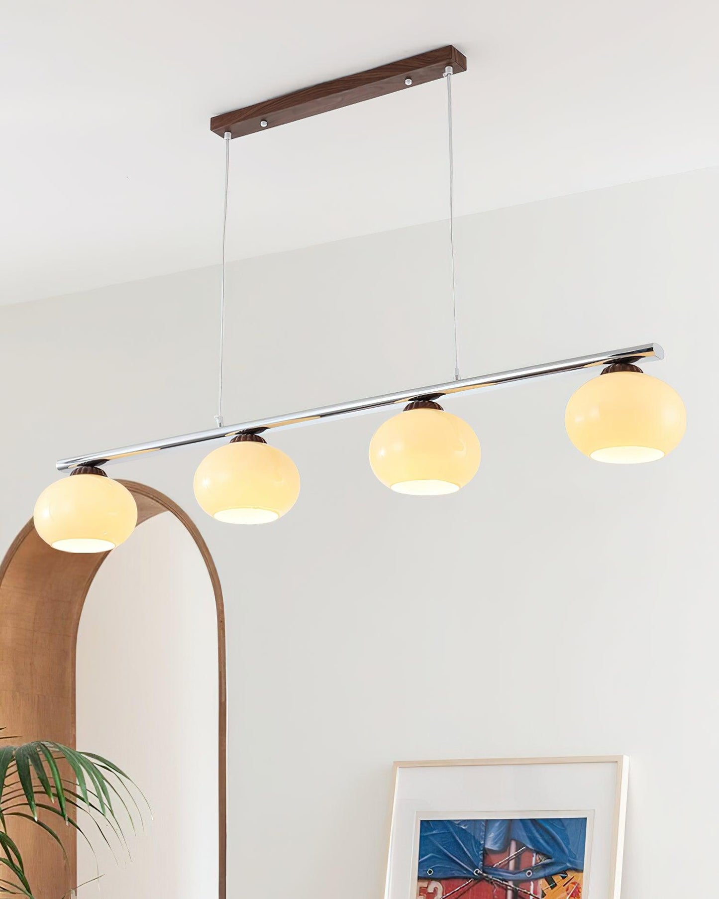Persimmon Dining Room Chandelier - Elegant Design with Adjustable Heig