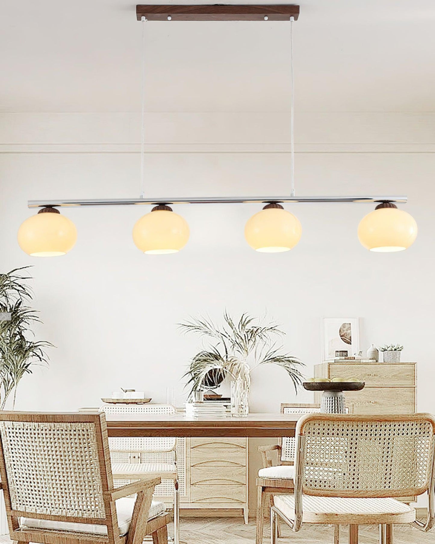 Persimmon Dining Room Chandelier - Elegant Design with Adjustable Heig