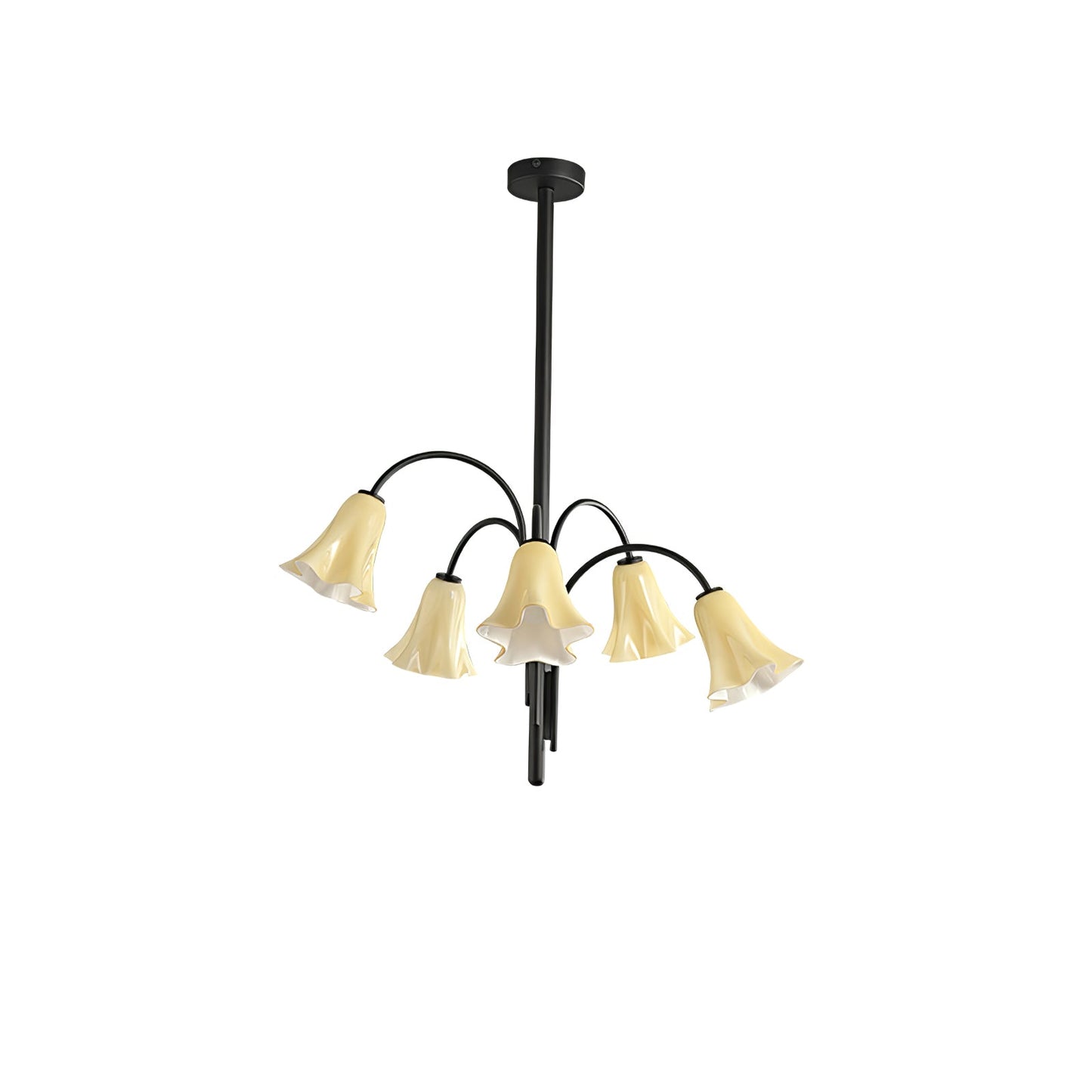 Petalia Blossom Chandelier - Elegant Floral Design with Adjustable Hei