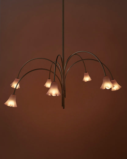 Petalia Blossom Chandelier - Elegant Floral Design with Adjustable Hei