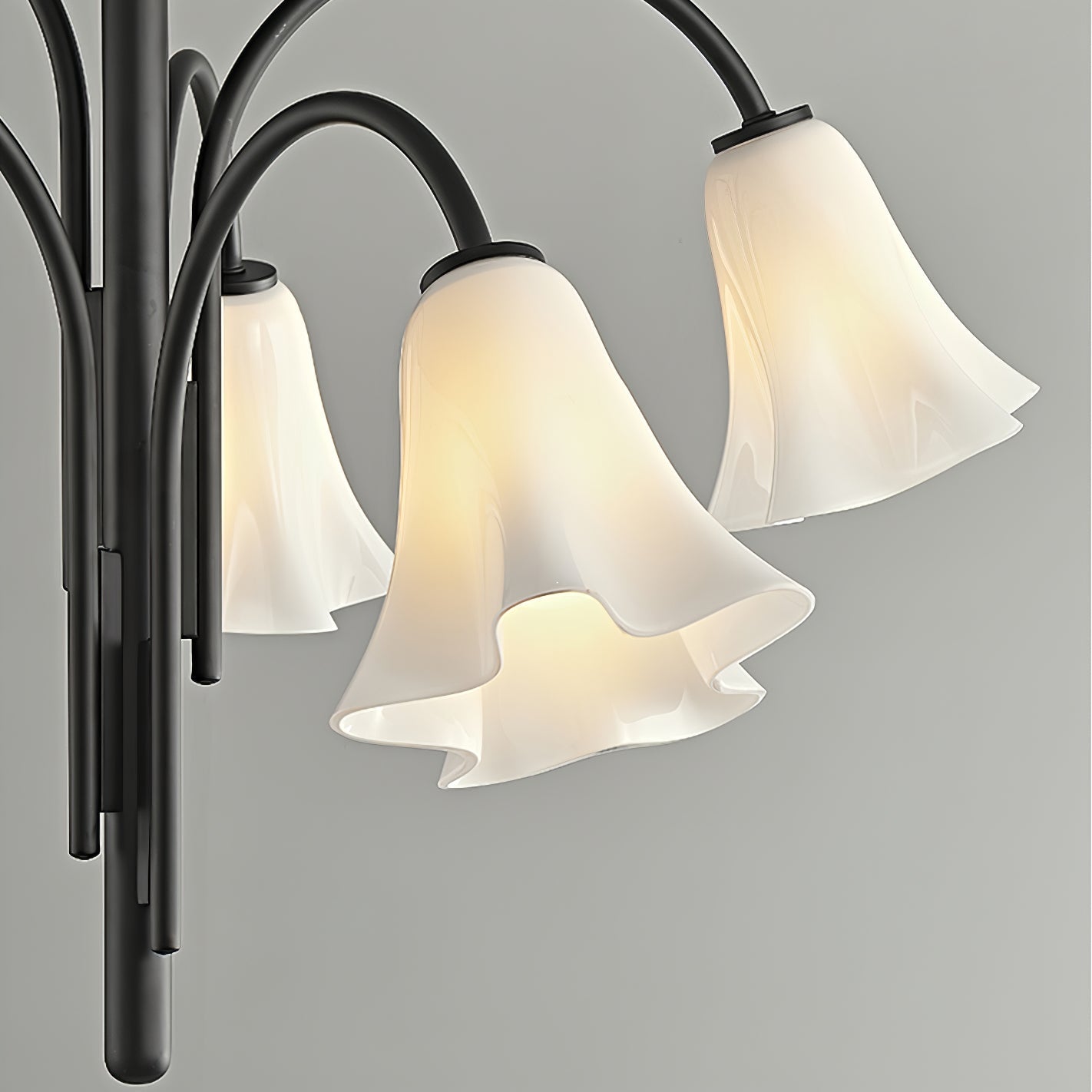 Petalia Blossom Chandelier - Elegant Floral Design with Adjustable Hei