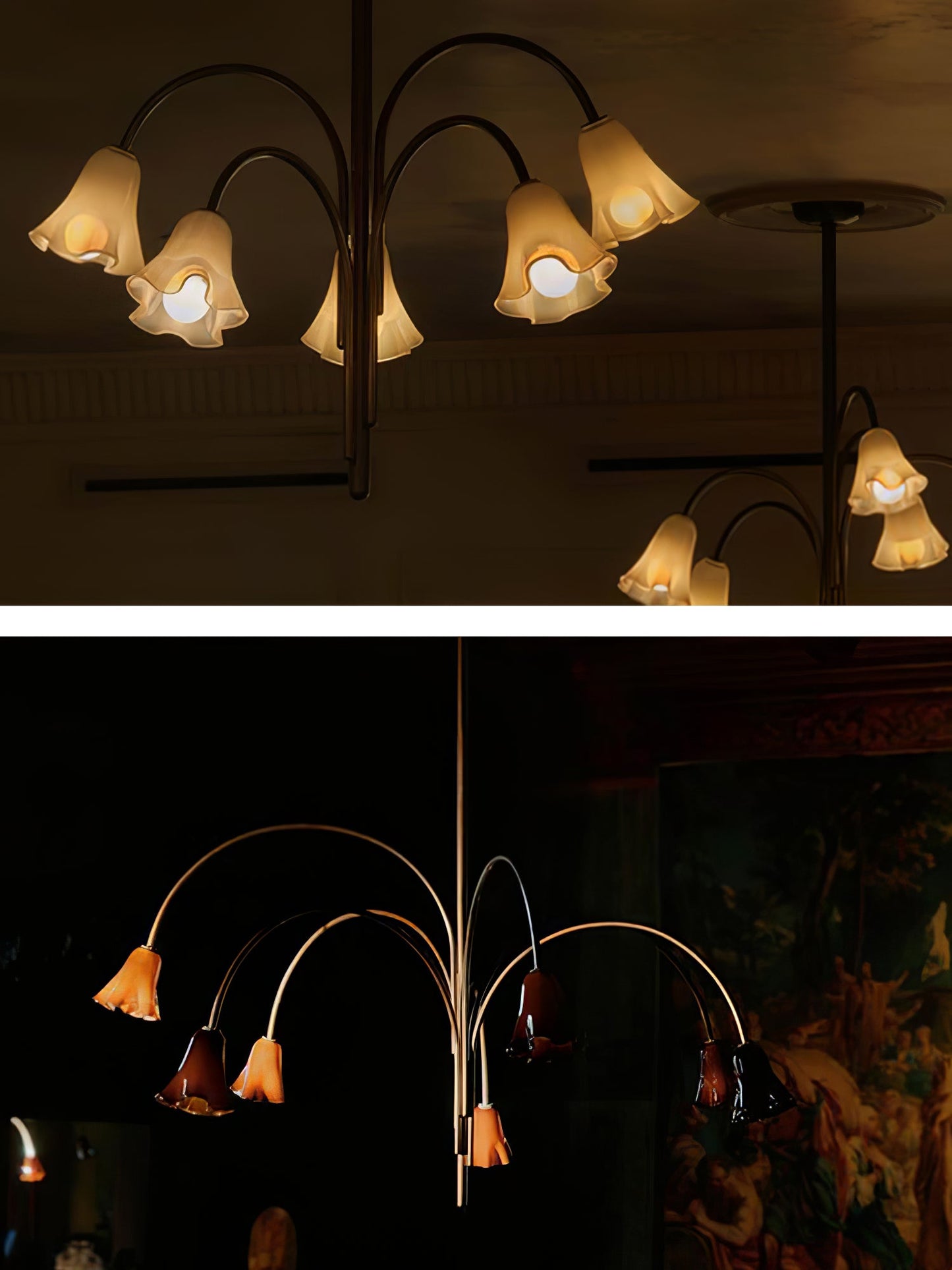 Petalia Blossom Chandelier - Elegant Floral Design with Adjustable Hei
