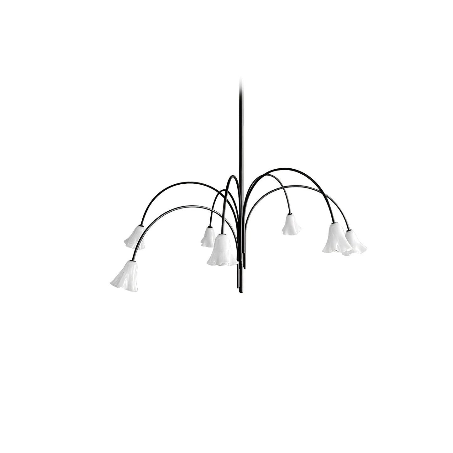 Petalia Blossom Chandelier - Elegant Floral Design with Adjustable Hei