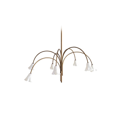 Petalia Blossom Chandelier - Elegant Floral Design with Adjustable Hei
