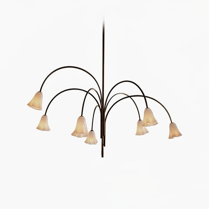 Petalia Blossom Chandelier - Elegant Floral Design with Adjustable Hei