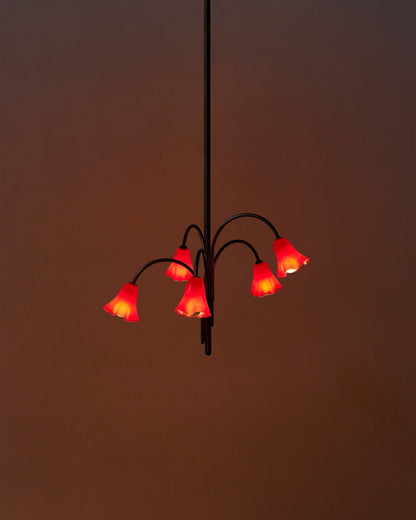 Petalia Blossom Chandelier - Elegant Floral Design with Adjustable Hei
