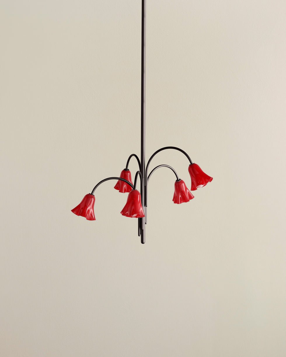 Petalia Blossom Chandelier - Elegant Floral Design with Adjustable Hei