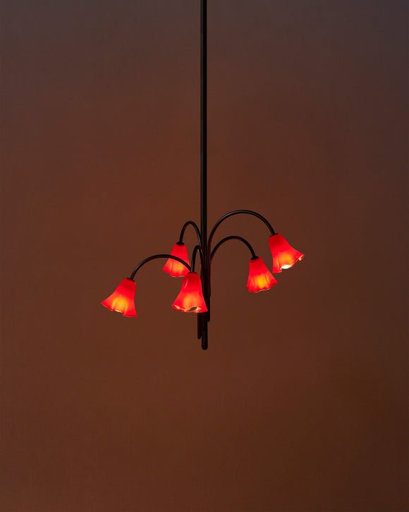 Petalia Blossom Chandelier - Elegant Floral Design with Adjustable Hei