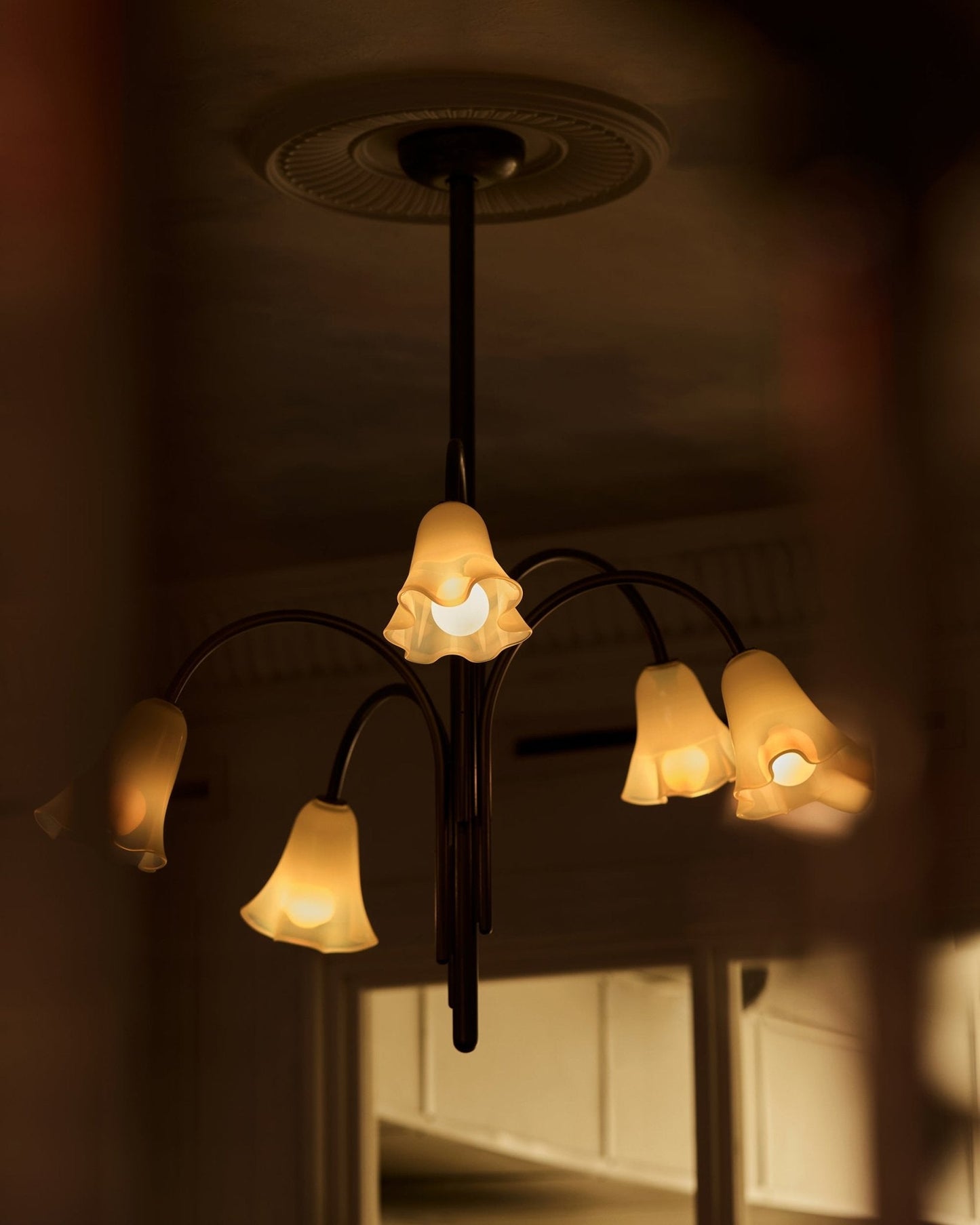 Petalia Blossom Chandelier - Elegant Floral Design with Adjustable Hei