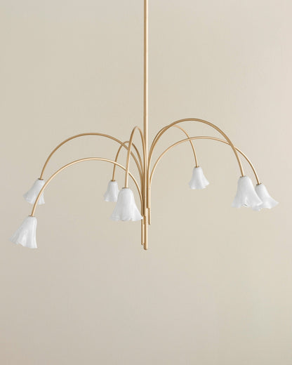 Petalia Blossom Chandelier - Elegant Floral Design with Adjustable Hei