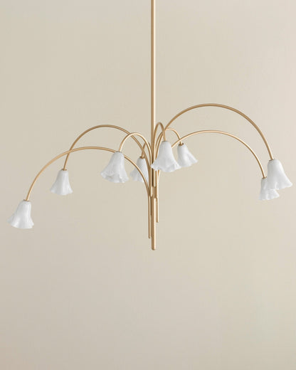 Petalia Blossom Chandelier - Elegant Floral Design with Adjustable Hei