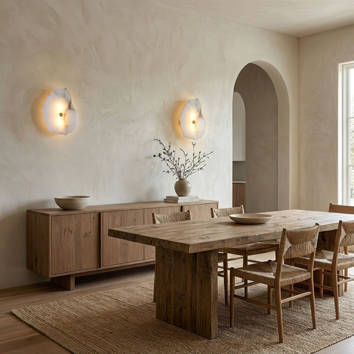 Petra Alabaster Wall Lamp - Elegant Design with Soft Glow & Energy Eff
