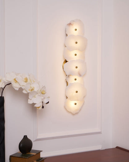 Petra Alabaster Wall Lamp - Elegant Design with Soft Glow & Energy Eff