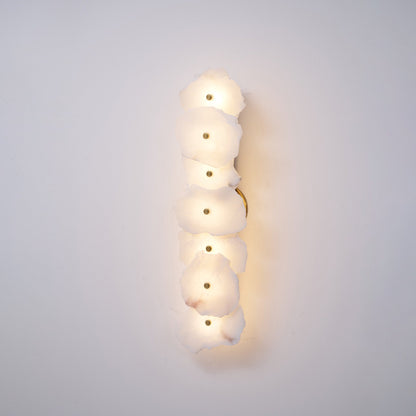 Petra Alabaster Wall Lamp - Elegant Design with Soft Glow & Energy Eff