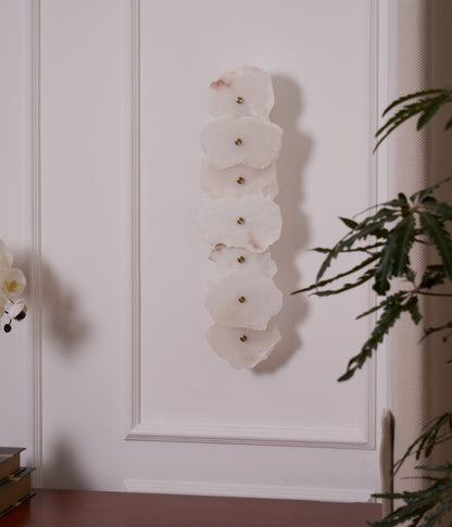 Petra Alabaster Wall Lamp - Elegant Design with Soft Glow & Energy Eff
