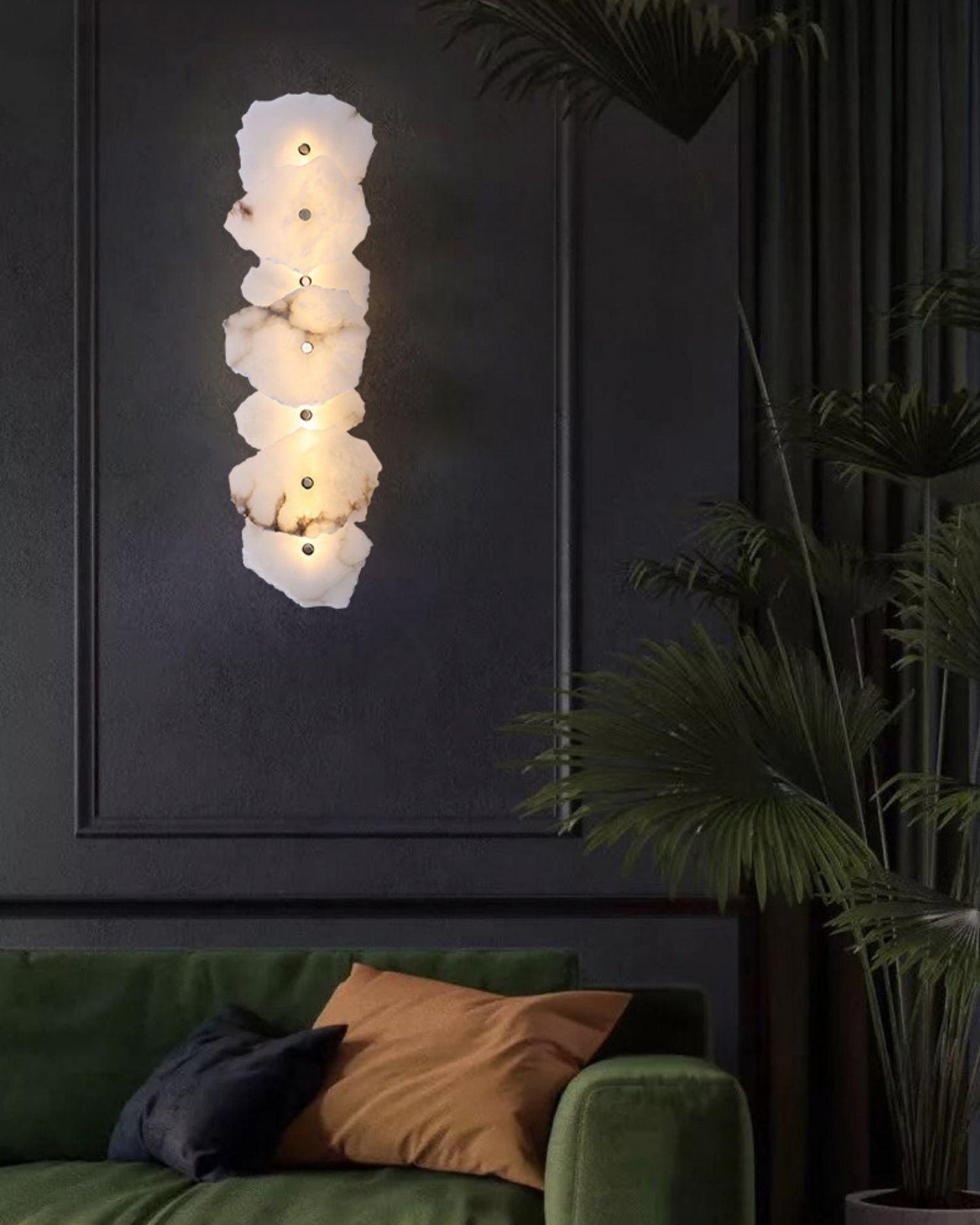 Petra Alabaster Wall Lamp - Elegant Design with Soft Glow & Energy Eff
